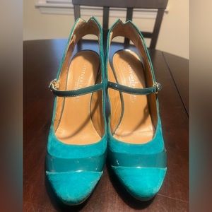 Mary Jane sling back heels